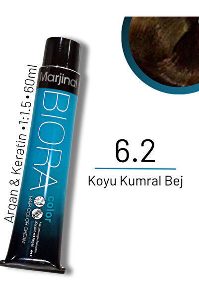 Marjinal Biora Saç Boyası - 6.2 Koyu Kumral Bej