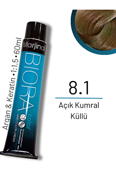 Marjinal Biora Saç Boyası - 8.1 Açık Kumral Küllü