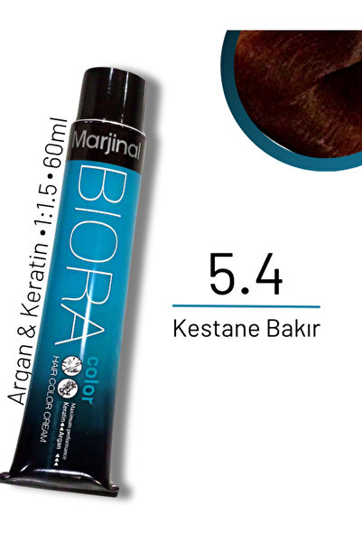 Marjinal Biora Saç Boyası - 5.4 Kestane Bakır