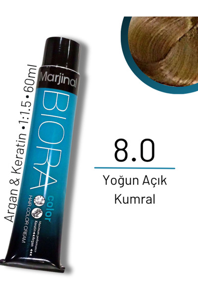 Marjinal Biora Saç Boyası - 8.0 Yoğun Açık Kumral