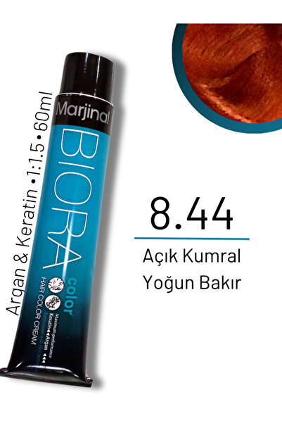 Marjinal Biora Saç Boyası - 8.44 Açık Kumral Yoğun Bakır