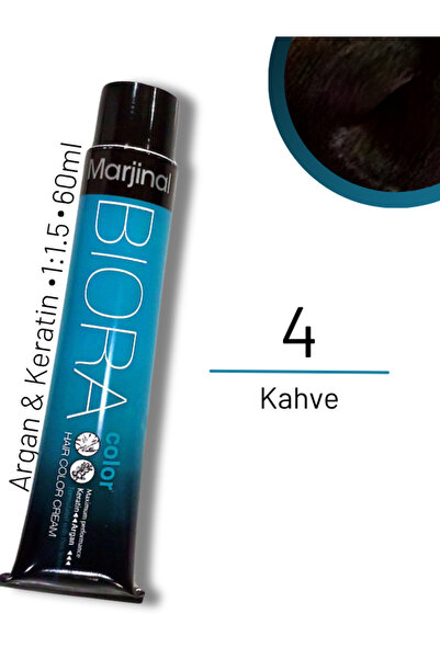 Marjinal Biora Saç Boyası - 4 Kahve