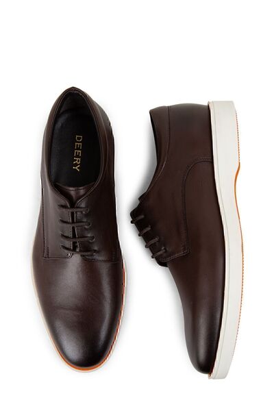 Deery Hakiki Deri Kahverengi Erkek Günlük Ayakkabı