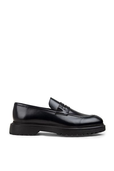 Deery Ανδρικά παπούτσια Loafer από γνήσιο δέρμα Navy Blue