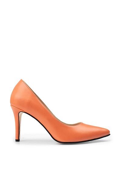 Deery Orange Women's Classic Heeled Shoes 02029ZNACM01