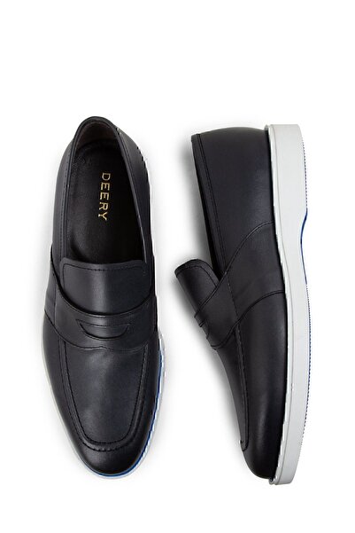 Deery Сірі чоловічі мокасини з натуральної шкіри