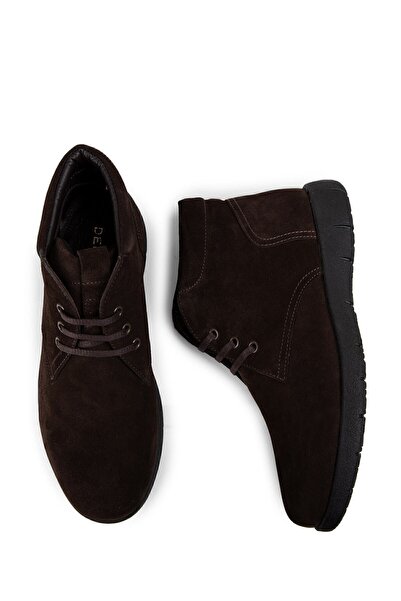 Deery Genuine Suede Brown Men's Boots