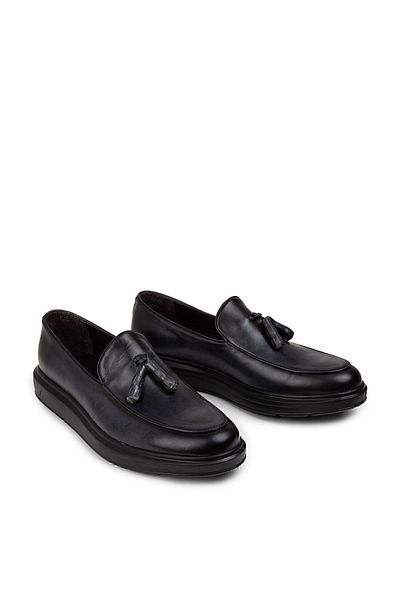 Deery Ανδρικό Loafer από γνήσιο δέρμα Anthracite Comfort