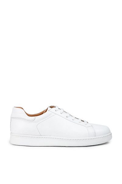 Deery Γνήσιο δέρμα Λευκά Ανδρικά Παπούτσια Sneaker
