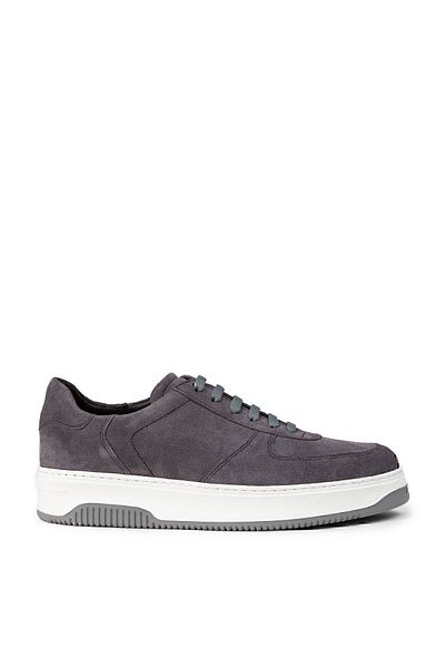 Deery Ανδρικά γκρι γνήσια παπούτσια Sneaker Suede