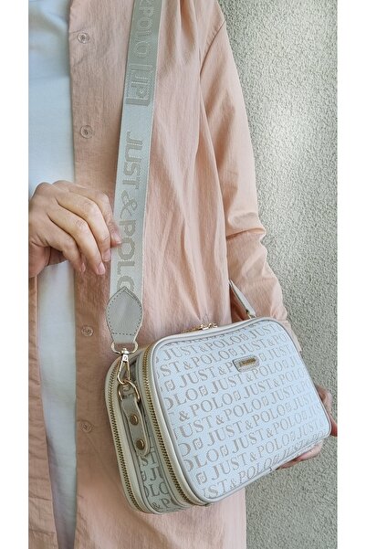 Just Polo Women's Plaid 5-Compartment Shoulder and Crossbody Bag