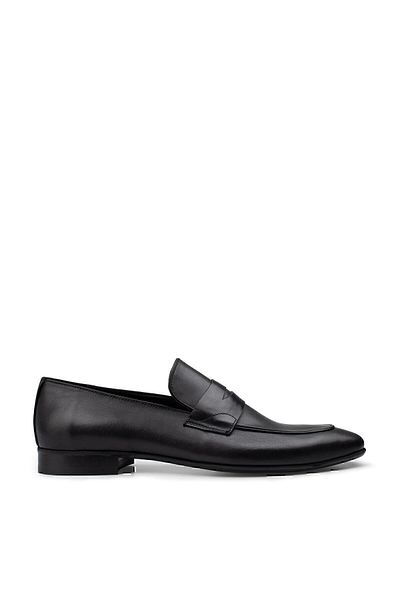 Deery Ανδρικά παπούτσια Loafer από γνήσιο δέρμα μαύρα
