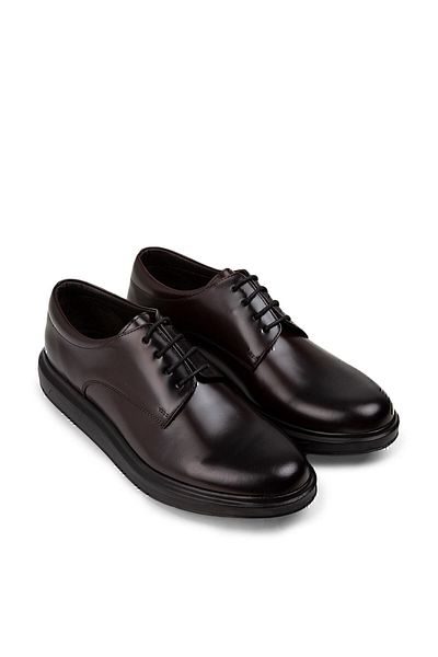 Deery Pantofi casual pentru bărbați, din piele naturală, roșu Claret