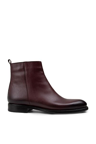 Deery Ανδρικές μπότες από γνήσιο δέρμα Claret Red