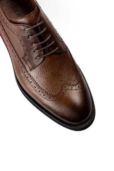 Deery Hakiki Deri Taba Rengi Günlük Erkek Ayakkabı