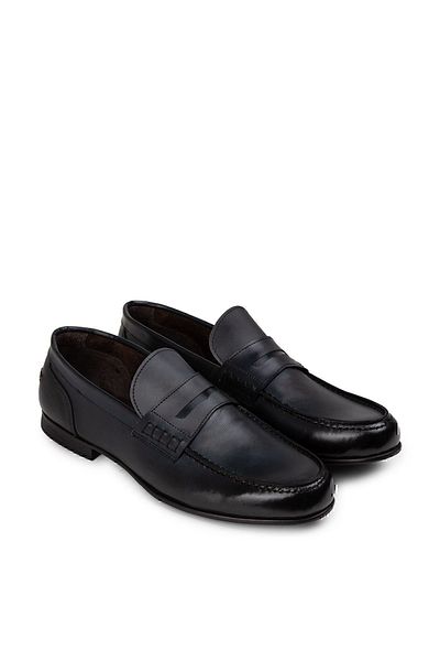 Deery Ανδρικά Loafer Παπούτσια από γνήσιο δέρμα Anthracite