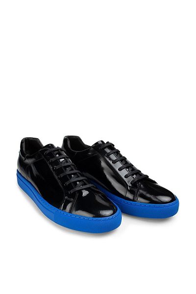 Deery Γνήσιο δέρμα Μαύρα Ανδρικά Παπούτσια Sneaker