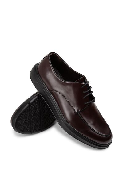 Deery Genuine Leather Claret Red Comfort Casual Men's Shoes