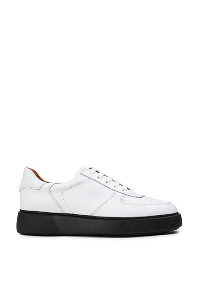 Deery Γνήσιο δέρμα Λευκά Ανδρικά Παπούτσια Sneaker
