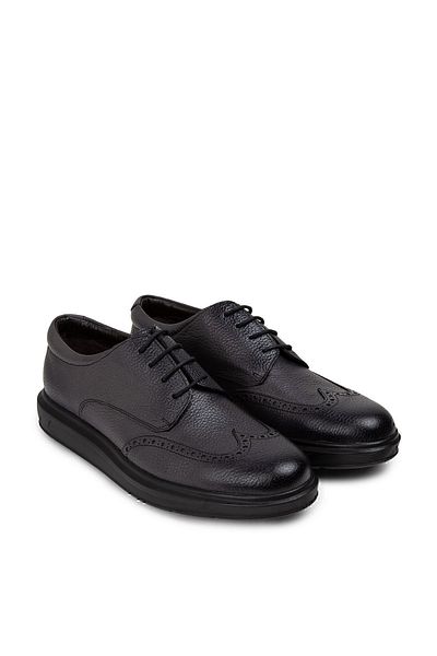 Deery Ανδρικά παπούτσια casual από γνήσιο δέρμα Comfort Grey