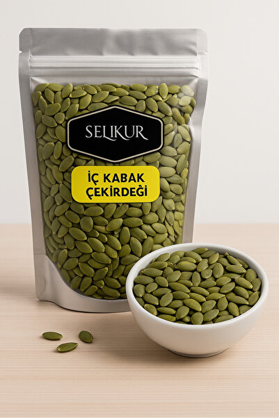 SELKUR Kabak Çekirdeği Içi 500gr(ÇİĞ, TUZSUZ)