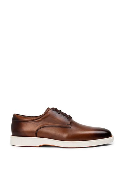 Deery Genuine Leather Brown Men's Casual Shoes