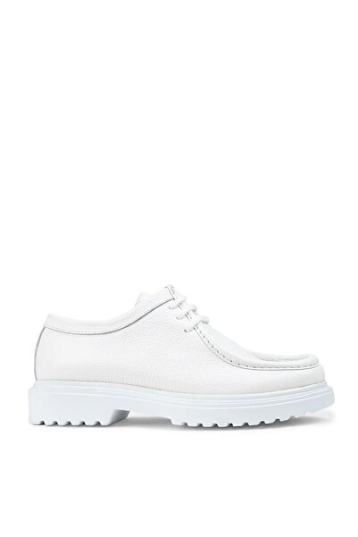 Deery Γνήσιο Δερμάτινο Λευκό Casual Γυναικεία Παπούτσια