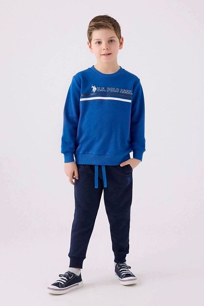 U.S. Polo Assn. Σετ μπλέ αθλητική φόρμα για αγόρι