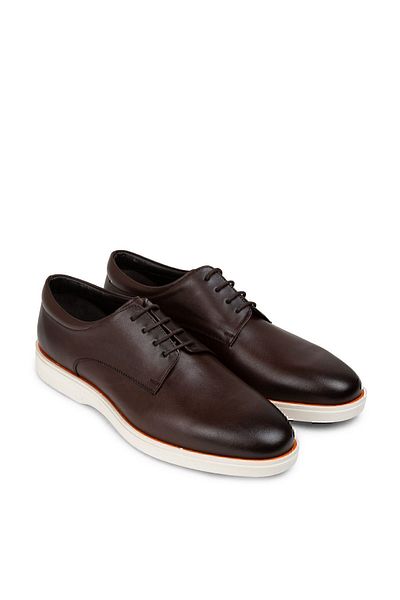 Deery Genuine Leather Brown Men's Casual Shoes