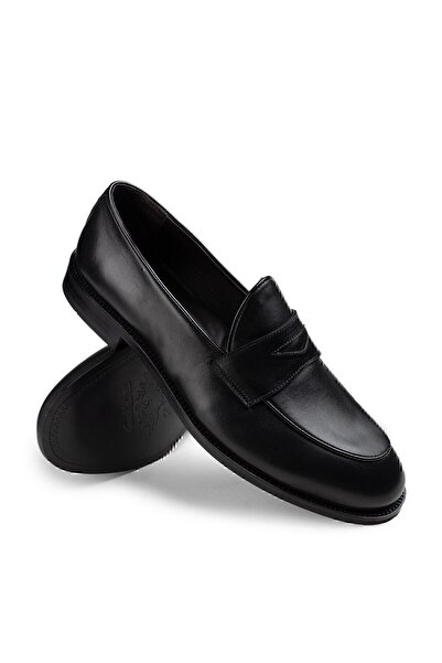 Deery Шкіряні чорні класичні чоловічі мокасини