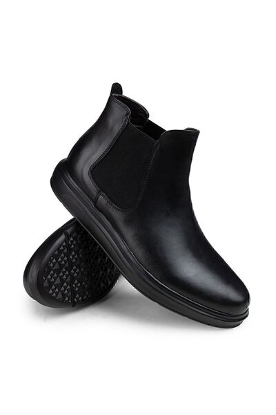 Deery Hakiki Deri Siyah Comfort Chelsea Erkek Bot