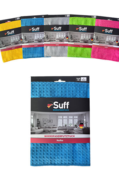 Suff Karanfil Mikrofiber Bez/ Damalı Genel Temizlik Bezi (70X50CM)