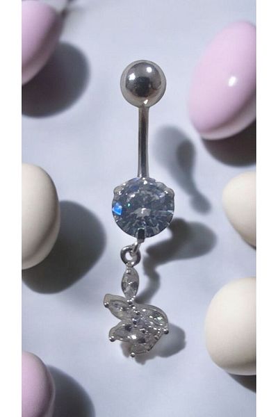 Begonia Accessories 316L Surgical Steel Stainless Tarnish Free Fashion Zircon Stone Navel Piercing