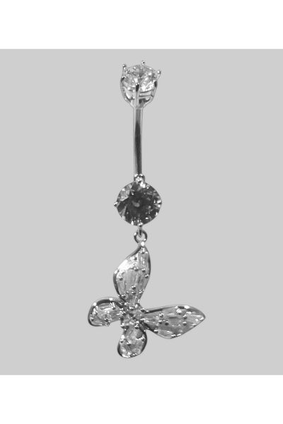 Begonia Accessories 316L Surgical Steel Stainless Tarnish Free Fashion Zircon Stone Navel Piercing