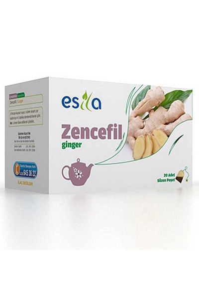 ESİLA شاي الزنجبيل - عبوة من 20 قطعة