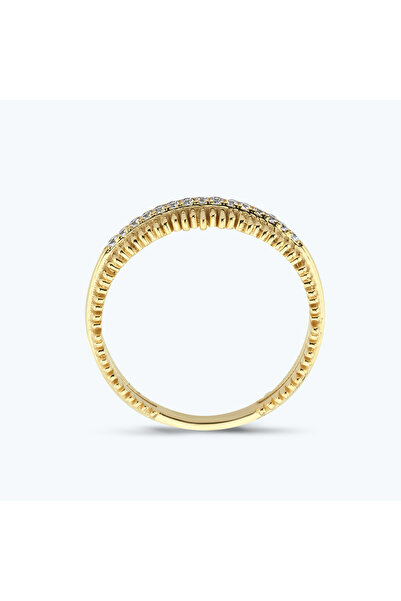 Altınbaş Altın Sıra Taş Yüzük