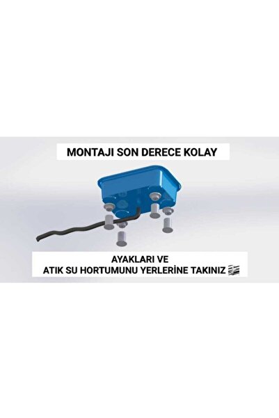 Yıkanan Kedi Tuvaleti Mini Set Mavi 2025-6