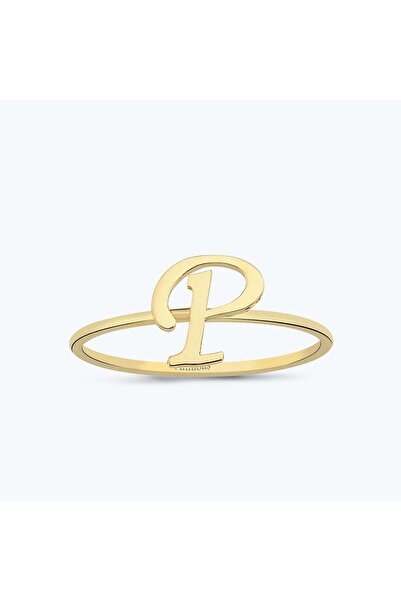 Altınbaş Altın P Harfi Yüzük