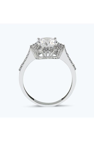 Altınbaş Altın Kolları Taşlı Tektaş Yüzük