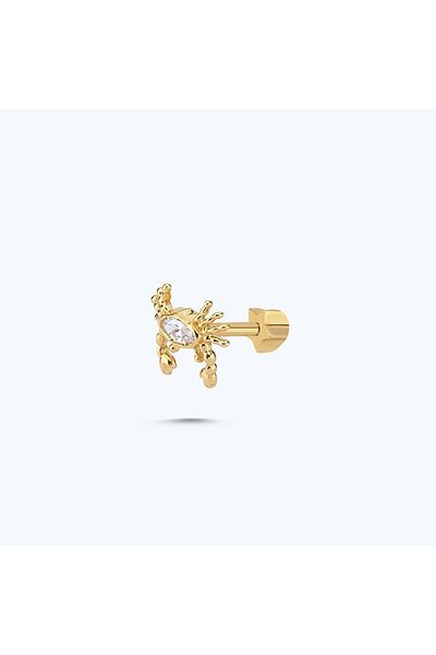Altınbaş Gold Tragus Crab Piercing