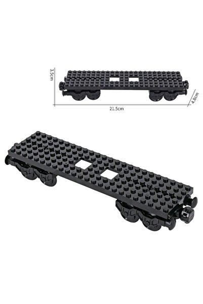 Choice1 لعبة بناء عربة قطار من طراز 04 M City Creative Idea، تتضمن قاعدة عجلا...