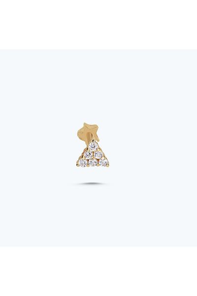 Altınbaş Gold Tragus Triangle Piercing