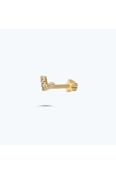 Altınbaş Gold Tragus Piercing