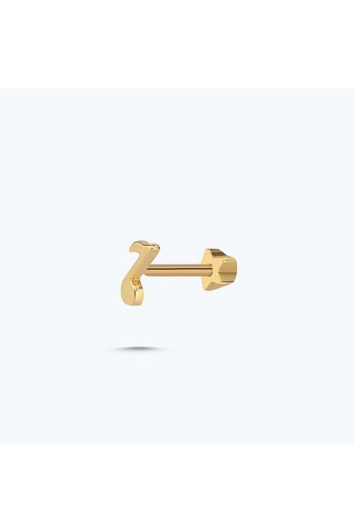 Altınbaş Gold Tragus Note Piercing
