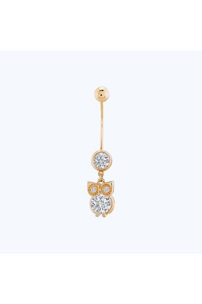 Altınbaş Gold Owl Belly Piercing