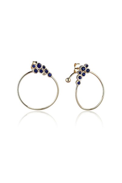 Altınbaş Kadın Altın Renkli Taşlı Küpe KPMK3034-24754