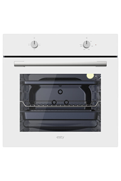 Esty AEF6601W02 ESTY 60 CM BEYAZ STATİK ANKASTRE FIRIN