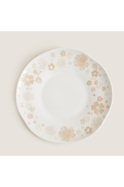 Chakra Alles Servis Tabağı 28 Cm Krem-Bej