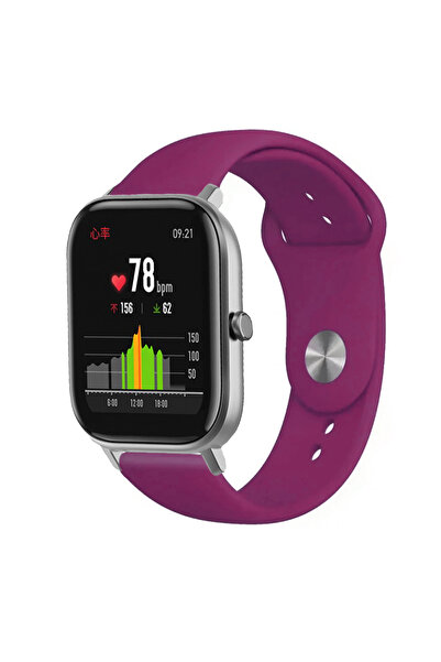 KRETON Amazfit GTS-GTS2-GTS2E-GTS3-GTS4-GTS4 Mini Uyumlu MÜRDÜM Kordon Yumuşa...