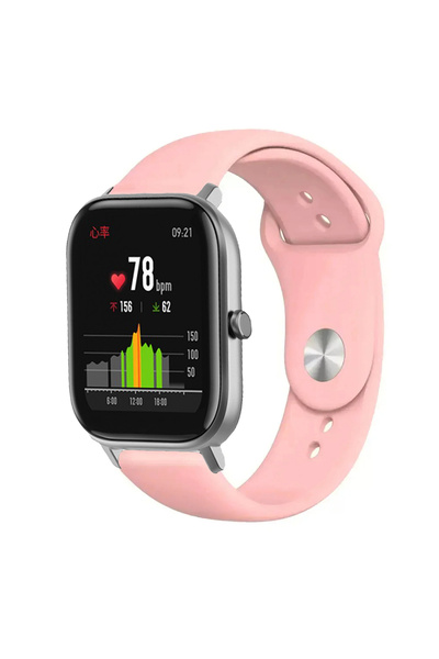 KRETON Amazfit GTS-GTS2-GTS2E-GTS3-GTS4-GTS4 Mini Uyumlu PUDRA PEMBE Kordon Y...